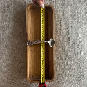 Wood two sides serving dish
